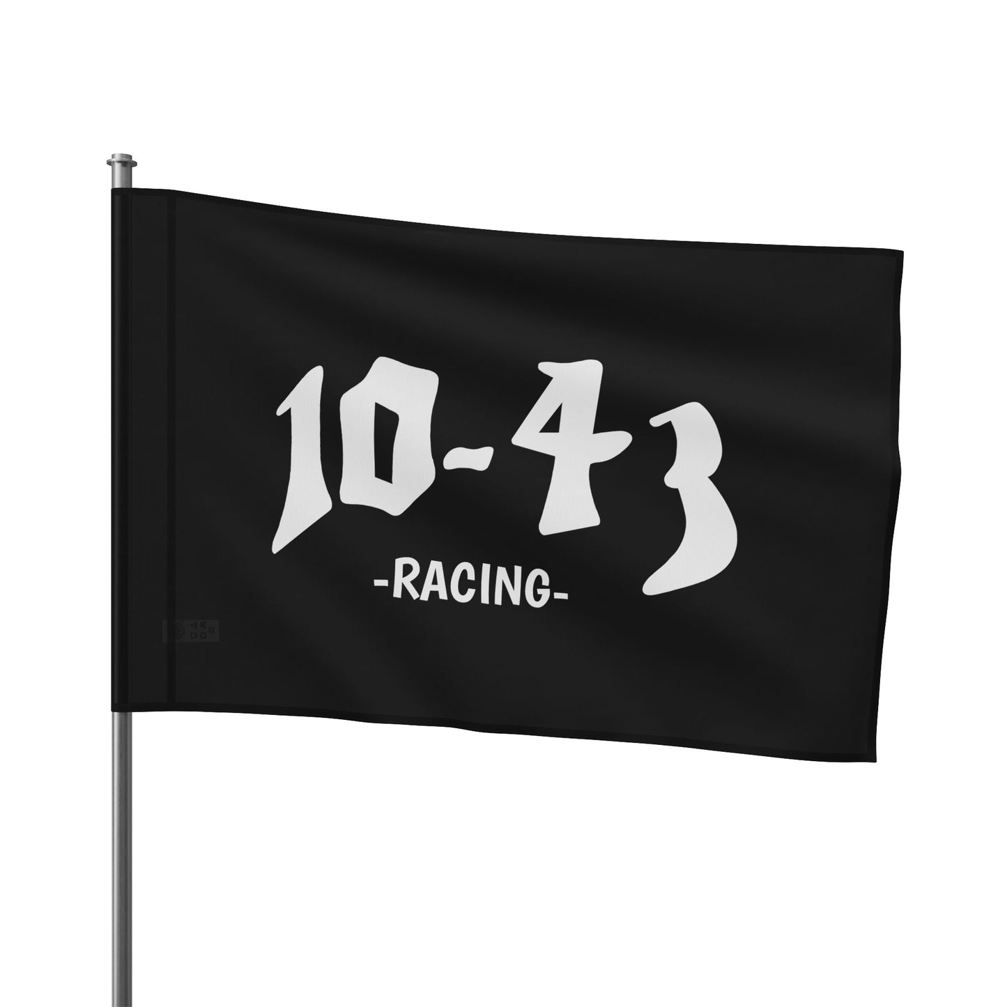 10-43 RACING FLAG - BLACK