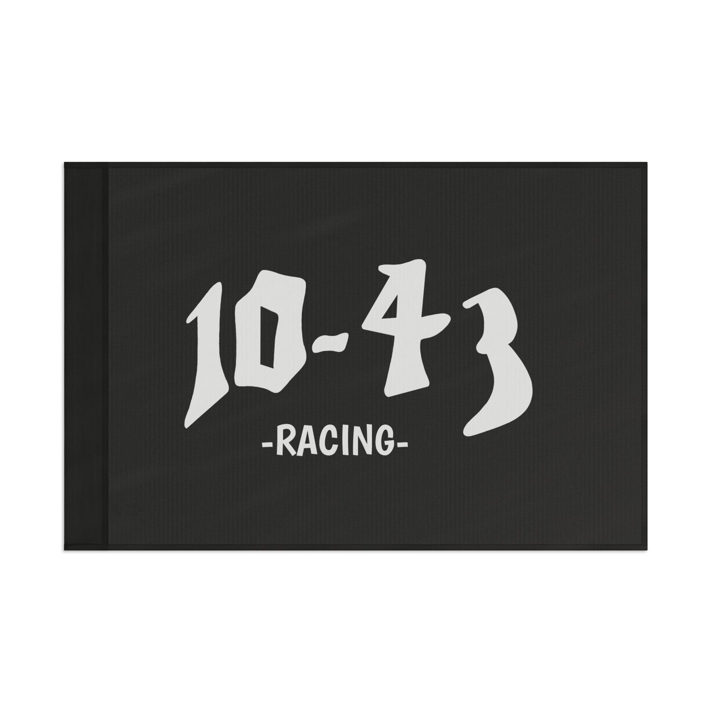 10-43 RACING FLAG - BLACK