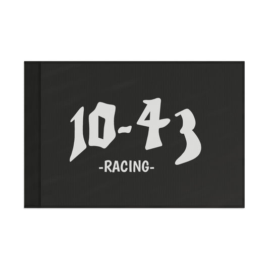 10-43 RACING FLAG - BLACK