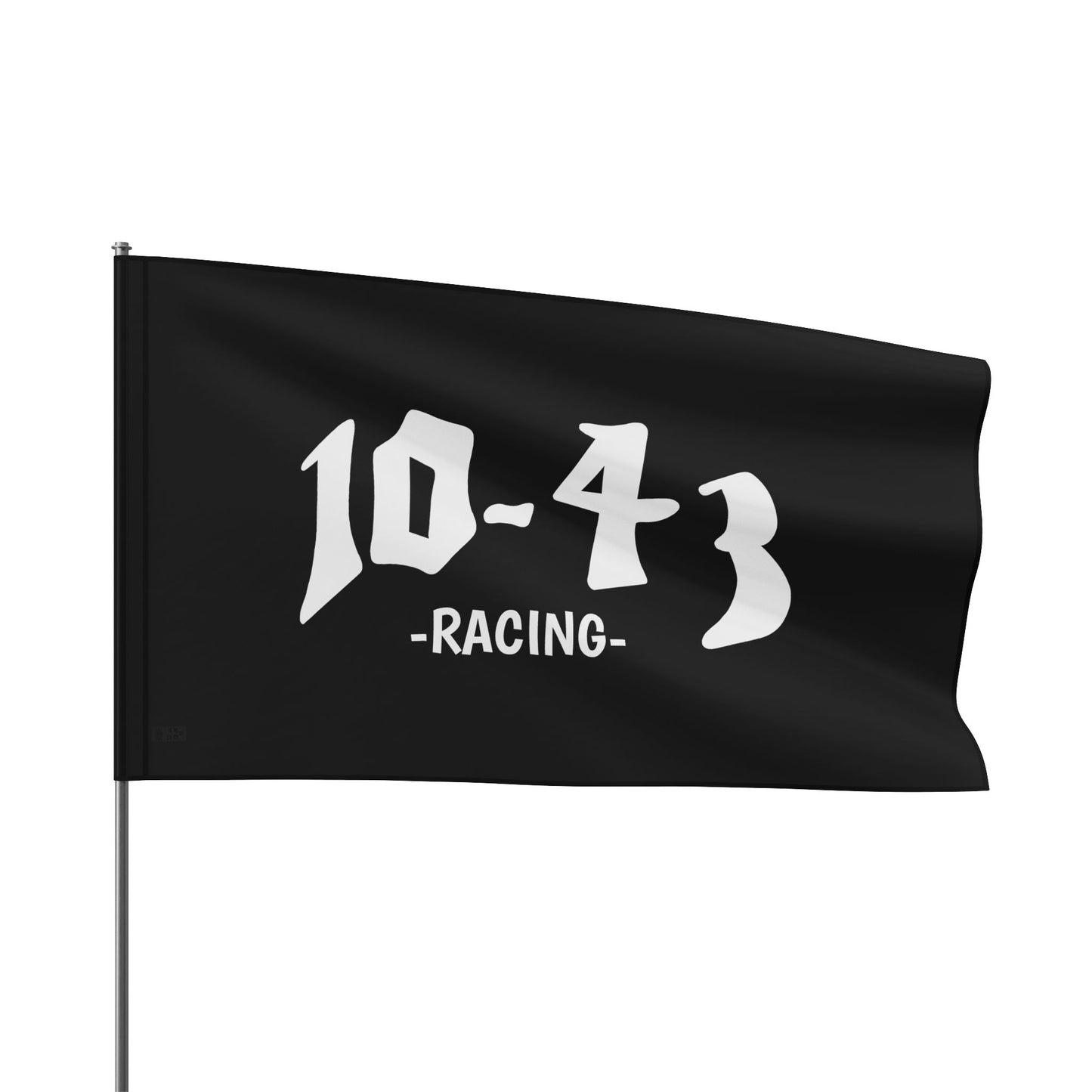 10-43 RACING FLAG - BLACK