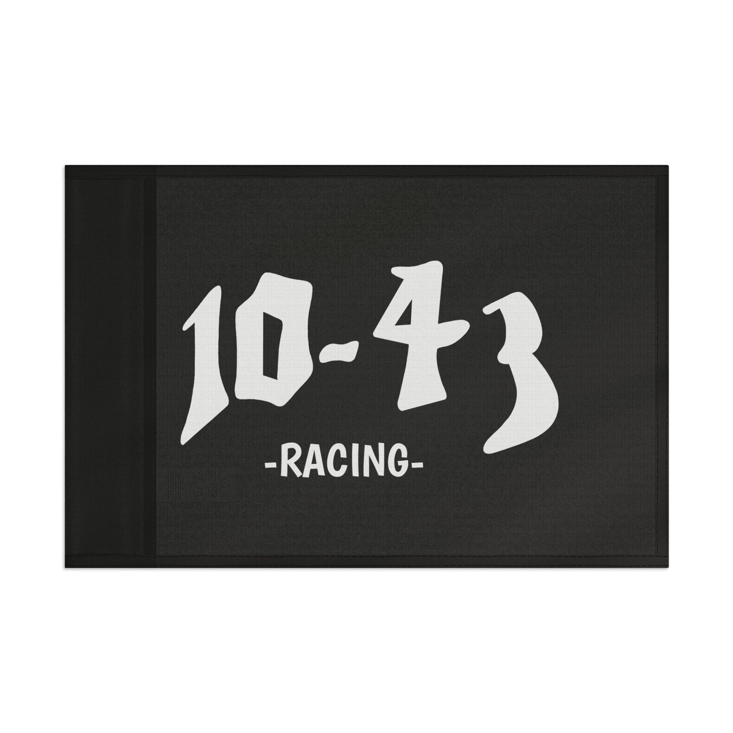 10-43 RACING FLAG - BLACK